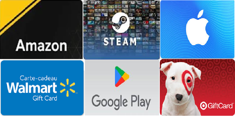 Gift cards being used for dark web payments