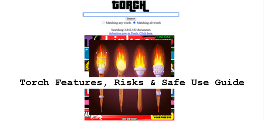 Torch dark web search engine interface 2026 screenshot